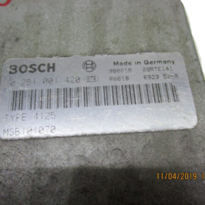 Land Rover Freelander 2000 Diesel anno dal 1997 al 2002 Centralina motore ECU 0281001420 MSB101070 20T2N