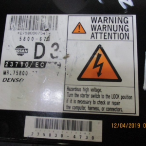 Nissan Navara D40 2500 Diesel anno dal 2005 al 2010 Centralina motore ECU 275830-4730  YD25