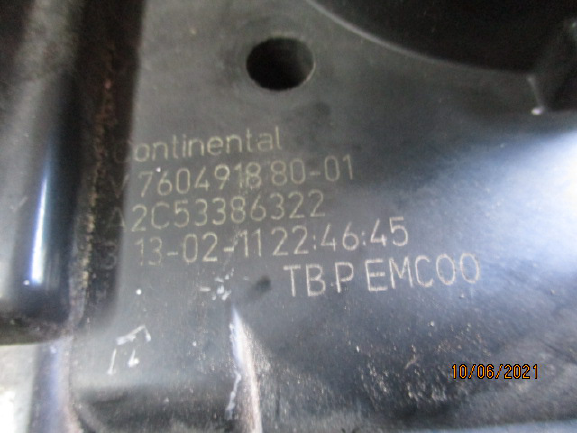 Citroen DS3 C4 Peugeot 207 208 308 3008 RCZ Mini Cooper R56 Countryman R60 BMW Serie 1 F20 Serie 3 F30 F31 anno dal 2010 al 2019 Corpo farfallato continetal 7604918 A2C53386322