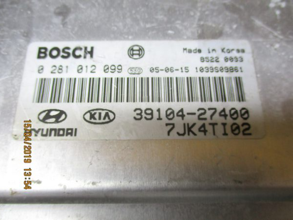 Kia Sportage 2° serie Hyundai Santa Fe e Sonata 2000 Diesel anno dal 2003 al 2010 Centralina motore ECU 0281012099 39104-27400