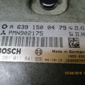 Mitsubishi Colt e Smart Forfour 1500 Diesel anno dal 2004 al 2012 Centralina motore ECU 0281011841 A6391500479