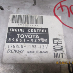 Toyota Rav4 2000 diesel anno dal 200 al 2006 Ecu Centralina motore 89661-42780 175800-0193