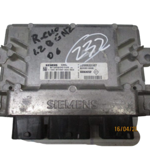 Renault Clio 3° serie  anno dal 2005 al 2013 Ecu Centralina motore 8200522357 S120200105A 8200210536