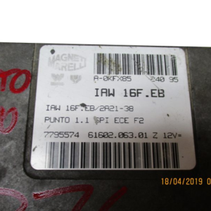 Fiat Punto 1100 Benzina anno dal 1999 al 2003 Centralina motore IAW 16F.EB 7795574