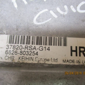 Honda Civic 1800 Benzina anno dal 2006 al 2012 Centralina motore ECU 37820-RSA-G14