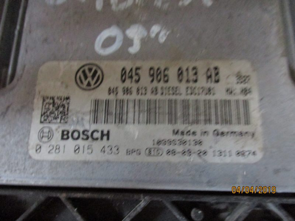 Seat Ibiza 1400 Diesel anno dal 2002 al 2009 Centralina motore ECU 0281015433 045906012AB