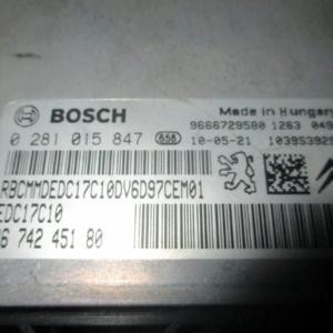 Citroen C3 C3 Picasso Peugeot 207 308 1600 Diesel anno dal 2008 al 2017 Centralina motore ECU 0281015847 9674245180