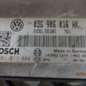 Seat Leon 1900 Diesel anno dal 2005 al 2012 Centralina motore Bosch 03G906016AK 0281011884