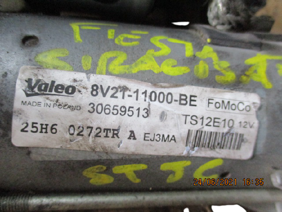 Ford Fiesta 5° serie anno dal 2009 al 2017 Motorino avviamento Valeo 8V21-11000-DX