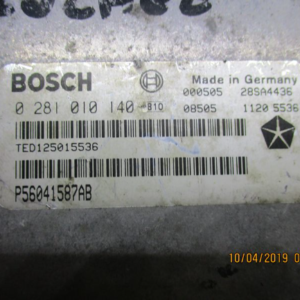 Jeep Grand Cherokee WJ 3100 Diesel anno dal 1998 al 2004 Centralina motore ECU 0281010140 P560451587AB