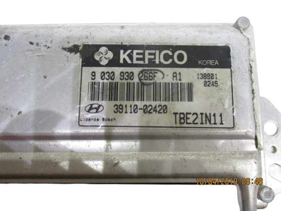 Hyundai Getz anno dal 2002 al 2010 ECU Centralina motore 9030930266F 39110-02420