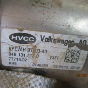 Audi A1 VW Polo Seat Ibiza Skoda Fabia Rapid 1400 Diesel anno dal 2010 al 2018 Scambiatore di calore 04B131512D