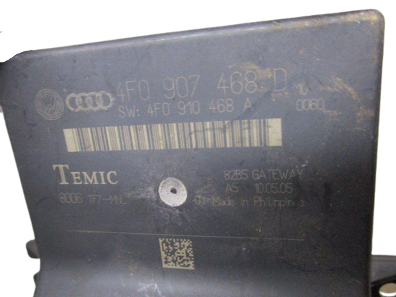 Audi A6 anno dal 2004 al 2010 Centralina Gateway 4F0907468D 4F0910468A