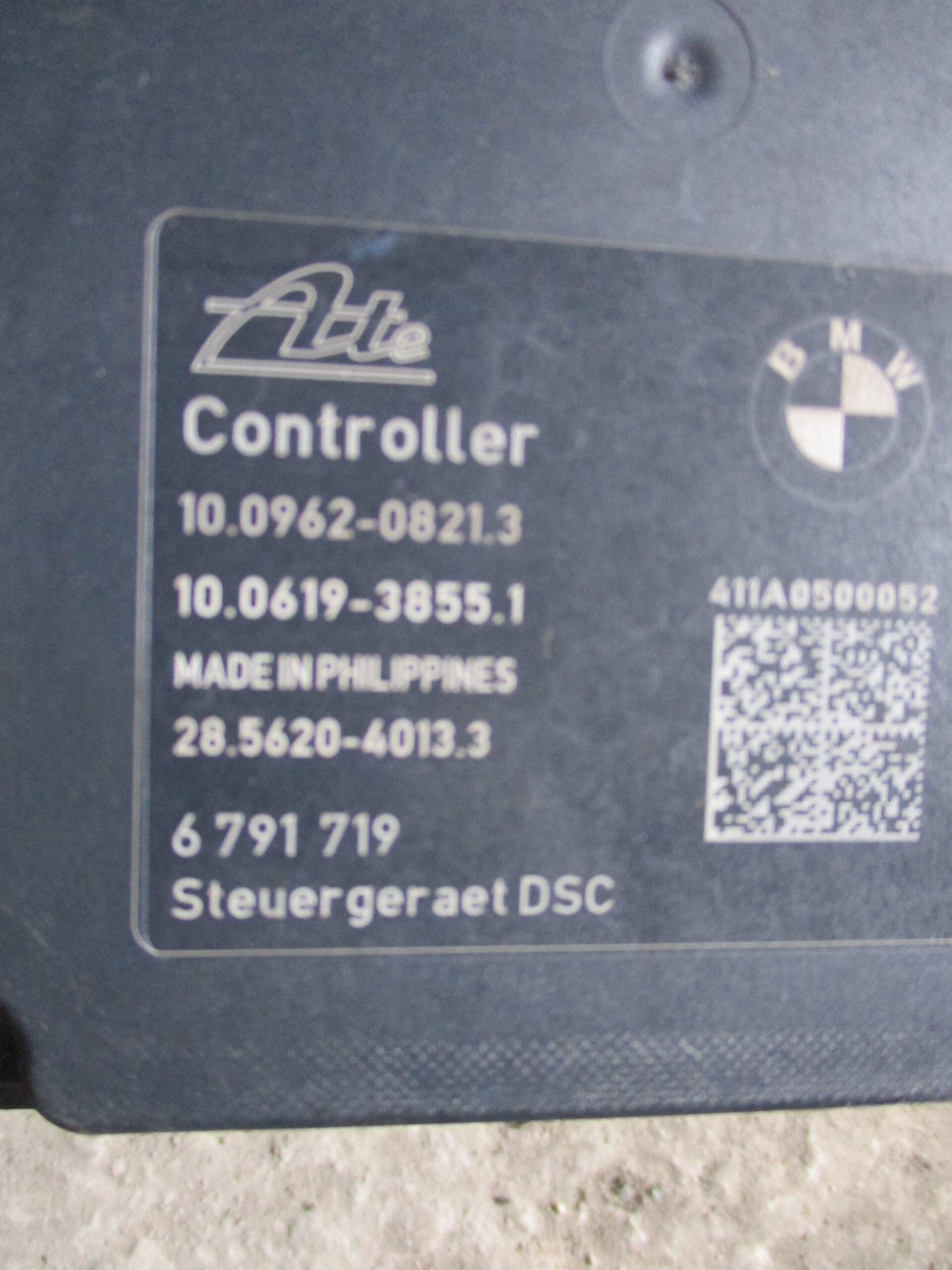 Bmw Serie 1 F20 anno dal 2011 al 2019 gruppo ABS 3451-6791718-02  ATE 10.0212-0828.4  10.0962-0821.3 10.0619-3855.1 28.5620-4013.3 6791719