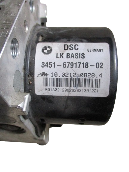 Bmw Serie 1 F20 anno dal 2011 al 2019 gruppo ABS 3451-6791718-02  ATE 10.0212-0828.4  10.0962-0821.3 10.0619-3855.1 28.5620-4013.3 6791719