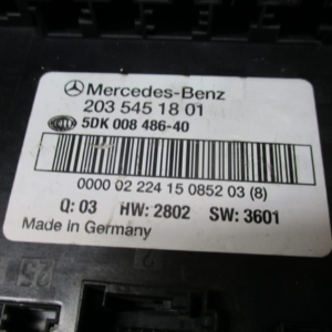 Mercedes Classe C 200 W203 anno dal 2002 al 2007 Centralina Body computer 2035451801 5DK008486-40