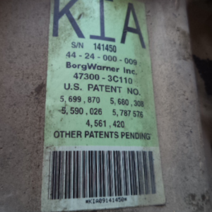 Kia Sorento 2500 Diesel d4cb anno dal 2002 al 2006 Cambio automatico 47300-3C110 30-40LE 45000-4A620 103 kw 140 cv