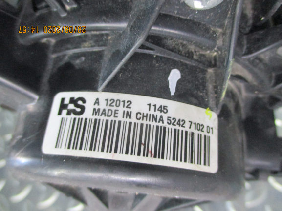 Chevrolet Cruze anno dal 2009 al 2016 Motorino ventola clima abitacolo 5242710201