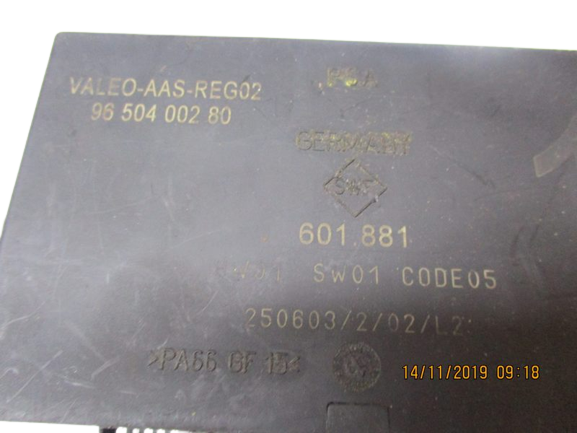 Citroen C5 C8 Lancia Phedra Fiat Ulysse Peugeot 807 anno dal 2002 al 2008 Centralina sensori parcheggio 9650400280