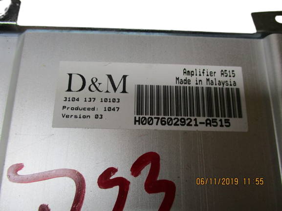 Citroen DS3 anno dal 2010 al 2019 Centralina amplificatore 310413710103 H007602921-A515