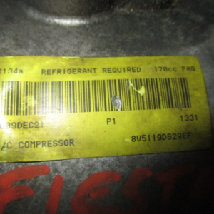 Ford Fiesta 1400 Benzina GPL anno dal 2007 al 2017 Compressore aria condizionata 8V51-19D629-EF
