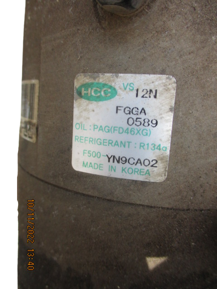Hyundai IX20 IX35 Kia Venga  anno dal 2010 al 2019 Compressore aria condizionata F500-YN9CA02