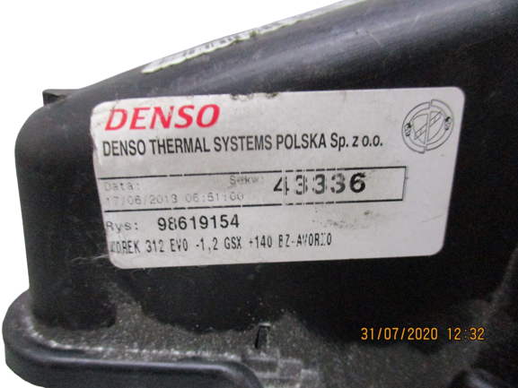 Fiat 500 anno dal 2007 al 2015 Motorino ventola abitacolo 98619154 505626000