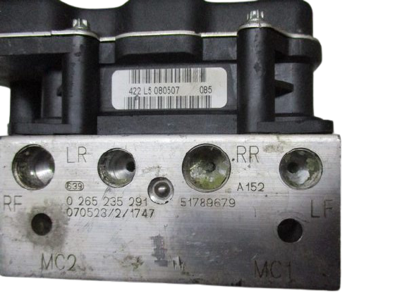 Fiat Bravo 1600 Diesel anno dal 2007 al 2014 Pompa Centralina Abs 0265235291 0265950670 51789679