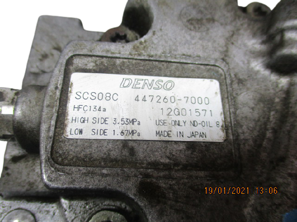 Fiat Doblò e Strada anno dal 2000 al 2009 Compressore aria condizionata 447260-7000 1900 jtd