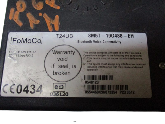 Ford Focus anno dal 2004 al 2011 Centralina Bluethoot 8M5T-19G488-EH