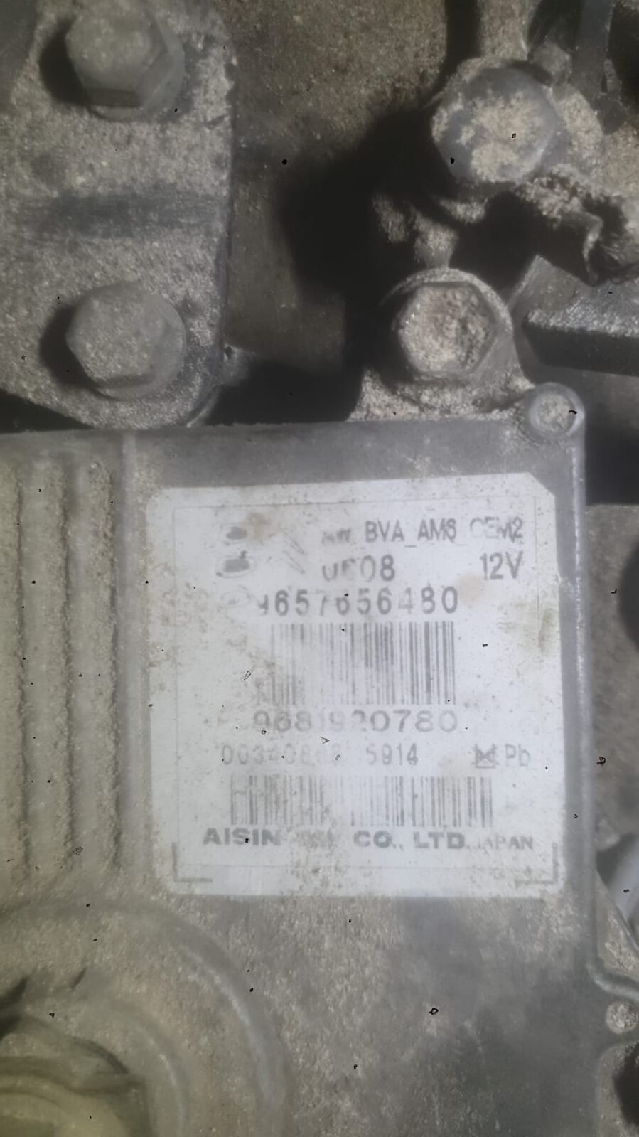 Citroen C5 2000 Diesel anno dal 2008 al 2014 Cambio automatico 20GK05   AM6