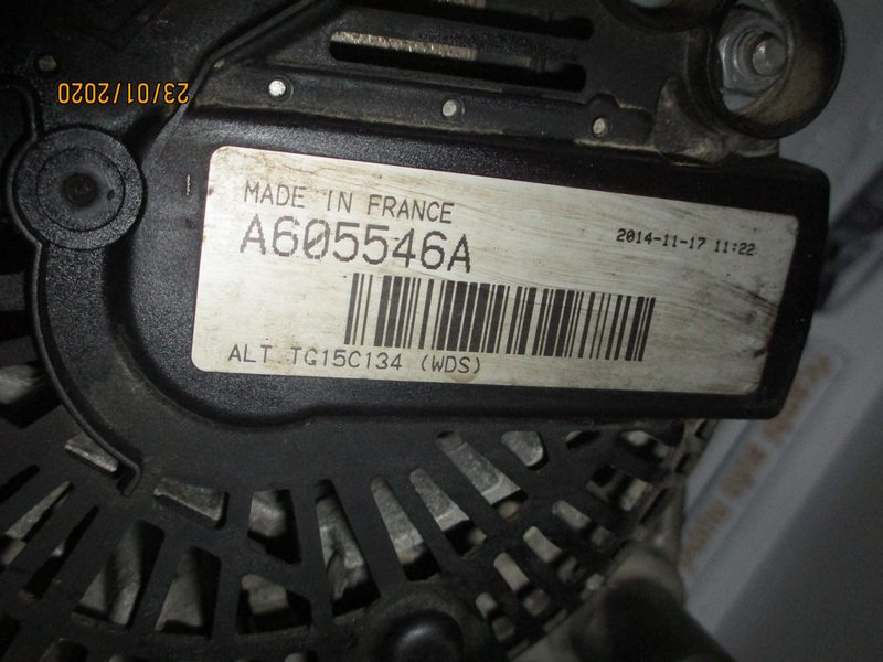 Citroen C5 Station Wagon 2000 Diesel anno 2010 Alternatore A605546A CAL15107GS