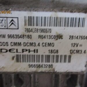Citroen C5 anno 2010 Centralina motore 9663548180  28147604  R0413C010