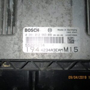 Fiat Croma 1900 Diesel anno dal 2005 al 2009 Centralina motore 0281012963 55205064