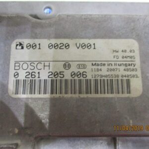 Smart ForTwo 700 Benzina Centralina motore 0010020V001 0261205006