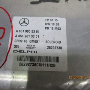 Mercedes Classe E 220 anno 2010 Sport Coupè Centralina motore A6519005301  A6519013301  28292738