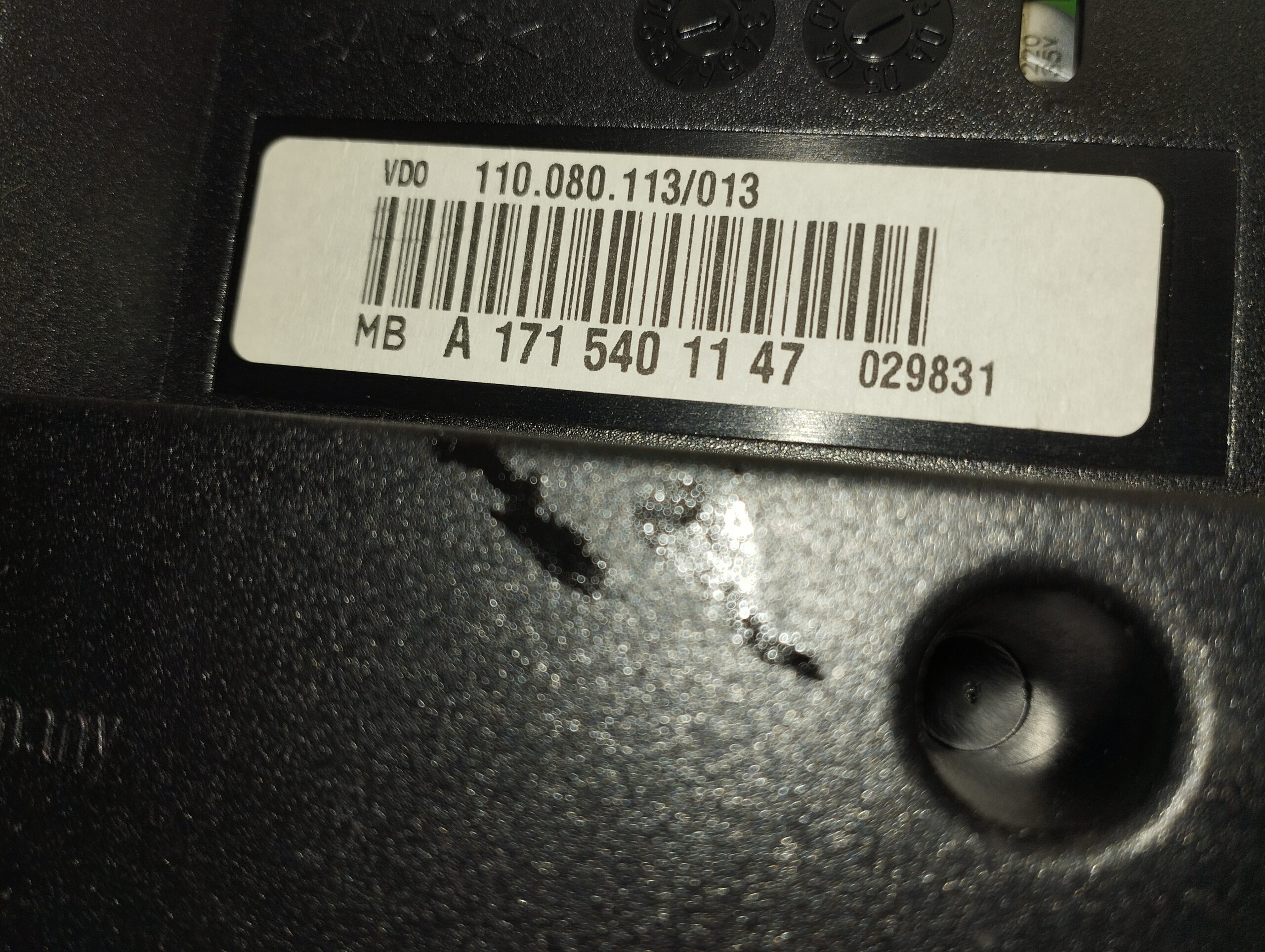 Mercedes SLK 171 dal 2004 al 2009 Quadro strumenti   A1715401147 vdo 110.080.113