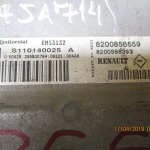 Dacia Sandero 1400 Benzina anno 2010 Centralina motore K7JA714  8200856659  8200598393