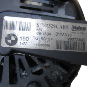 Mini Cooper r56 D 2000 Diesel anno dal 2009 al 2015 Alternatore Valeo 7823291AI01 TG15C157