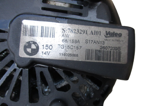 Mini Cooper r56 D 2000 Diesel anno dal 2009 al 2015 Alternatore Valeo 7823291AI01 TG15C157
