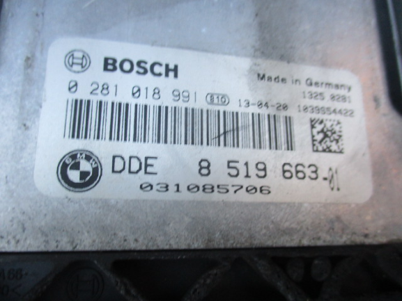 Mini Cooper r56 D 2000 Diesel anno dal 2009 al 2015 Centralina motore Bosch 0281018991 DDE8519663
