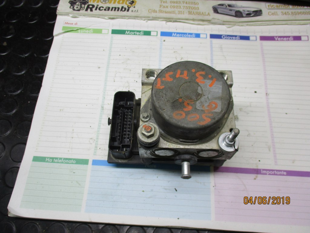 Fiat 500 1300 Diesel anno dal 2007 al 2015 Gruppo Abs 0265800800 0265232290