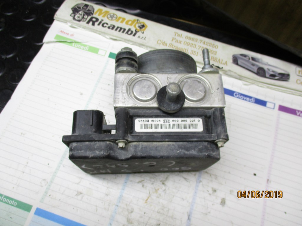 Fiat 500 1300 Diesel anno dal 2007 al 2015 Gruppo Abs 0265800800 0265232290