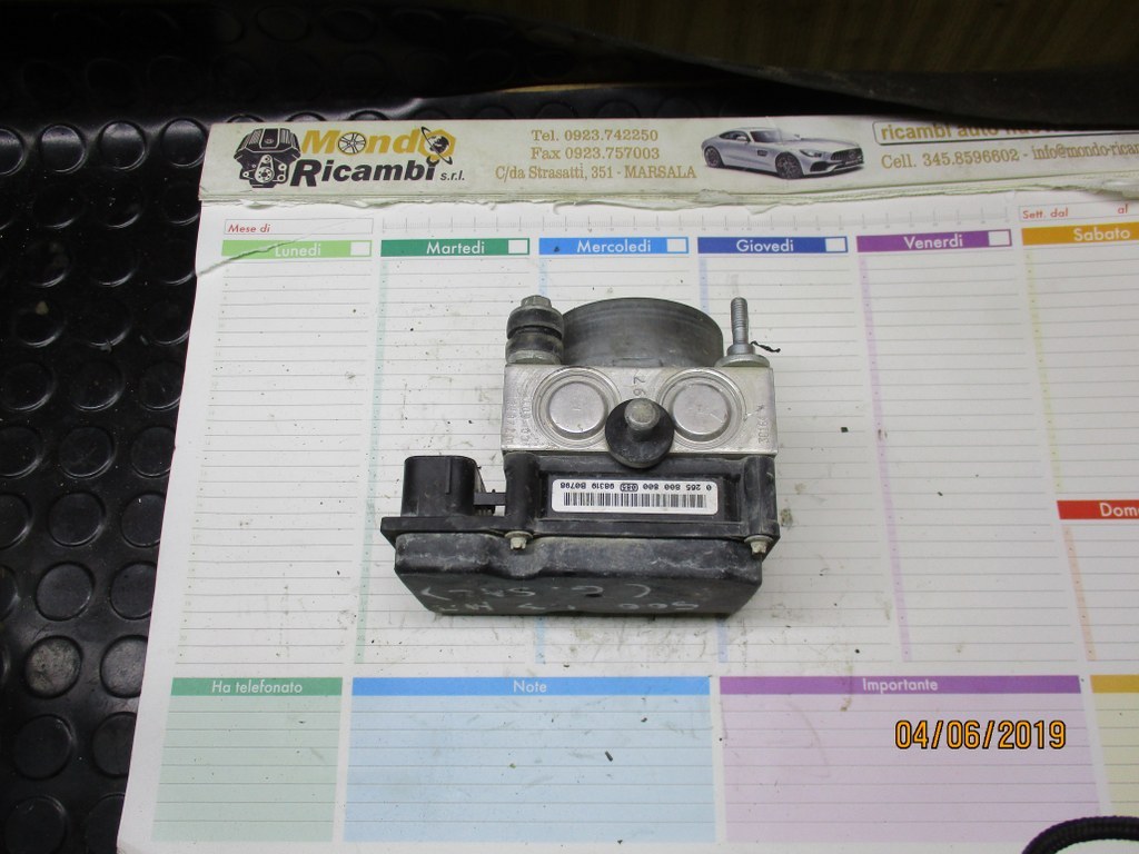 Fiat 500 1300 Diesel anno dal 2007 al 2015 Gruppo Abs 0265800800 0265232290