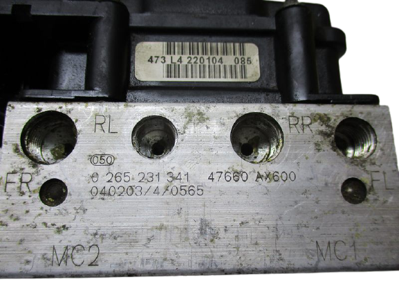 Nissan Micra 1500 Diesel anno 2010 Abs 0265231341 0265800319