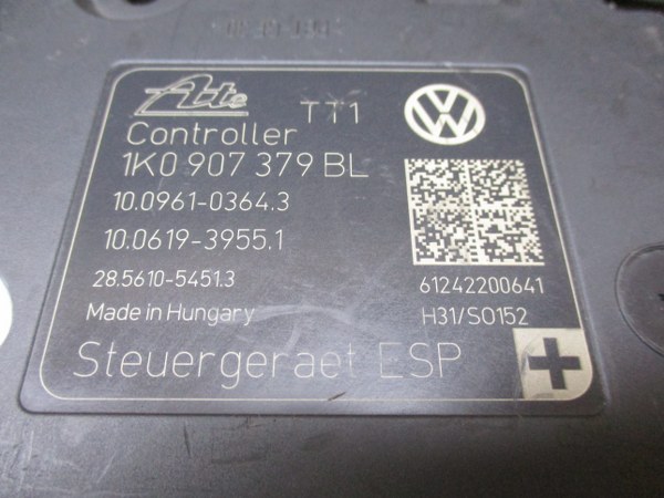 Volkswagen Golf Serie 6 Audi Seat Skoda anno dal 2008 al 2012 Gruppo ABS 1K0907379BL 1K0614517DP 10.0212-0701.4 10.0961-0364.3 10.0619-3955.1 25.5610-5451.3