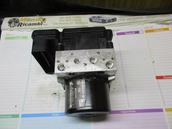 Volkswagen Golf Serie 6 Audi Seat Skoda anno dal 2008 al 2012 Gruppo ABS 1K0907379BL 1K0614517DP 10.0212-0701.4 10.0961-0364.3 10.0619-3955.1 25.5610-5451.3