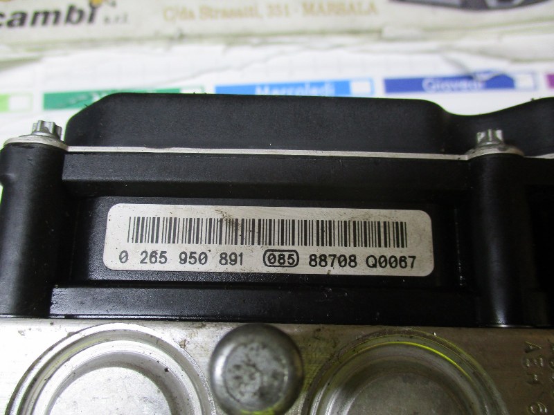 Smart ForTwo W451 anno dal 2007 al 2016 Gruppo ABS 0265230156 0265950891