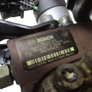 Peugeot 207 1600 Diesel Pompa Iniezione 0445010102  9683703780A