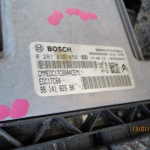 Citroen C3 Aircross  C4 Cactus C3 3° serie Peugeot 208 1600 Diesel anno dal 2015 al 2019 Centralina motore 0281032456 9814182680